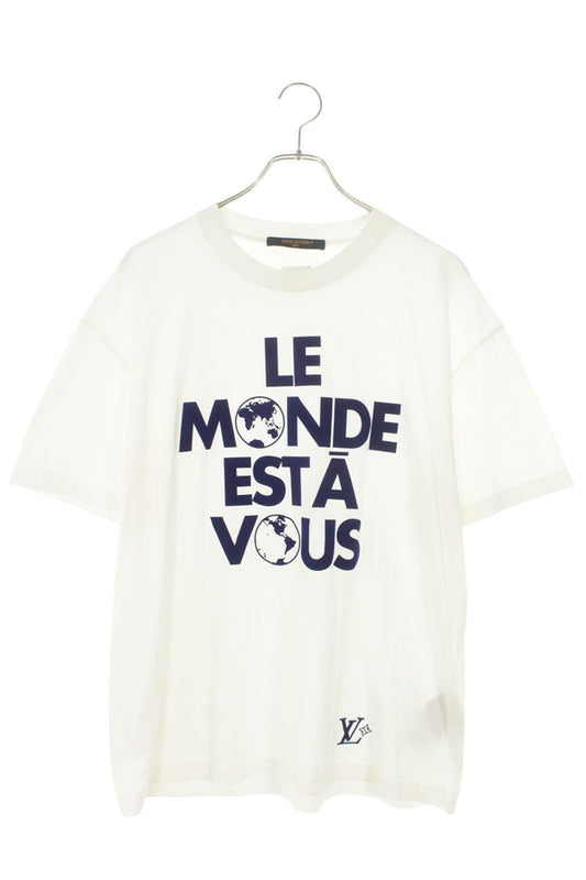 Louis Vuitton Graphic Cotton T-Shirt White Size M