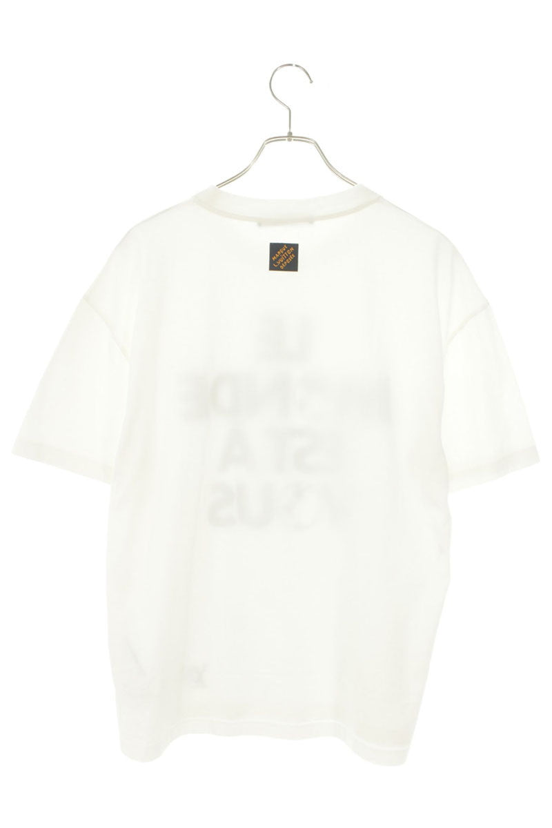 Louis Vuitton Graphic Cotton T-Shirt White Size M