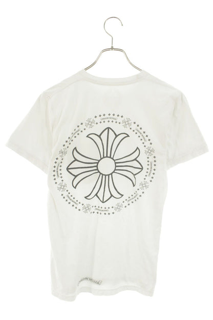 Chrome Hearts Back CH Cross Print Tee White Size S