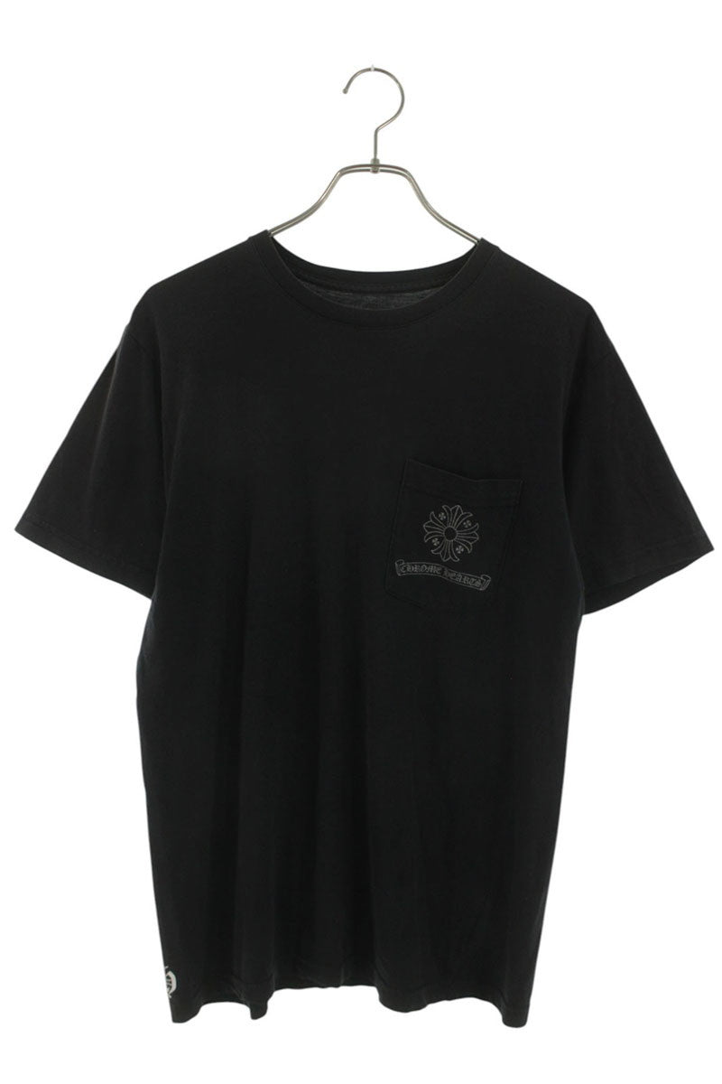 Chrome Hearts CH Plus Back Print Cotton T-Shirt Black Size M