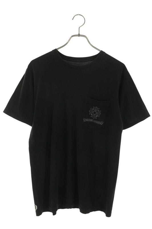 Chrome Hearts CH Plus Back Print Cotton T-Shirt Black Size M