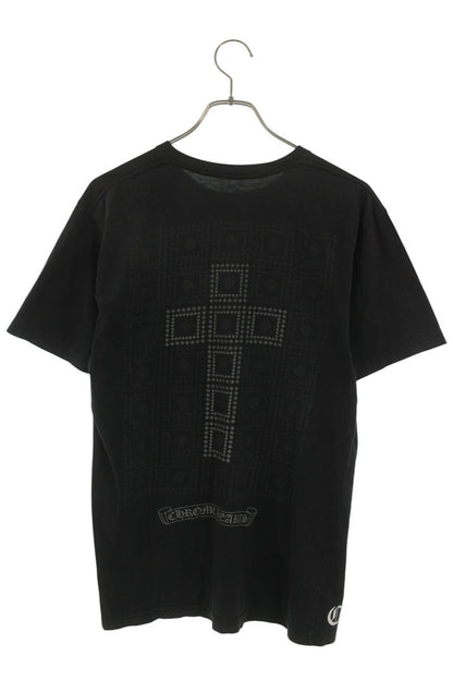 Chrome Hearts CH Plus Back Print Cotton T-Shirt Black Size M