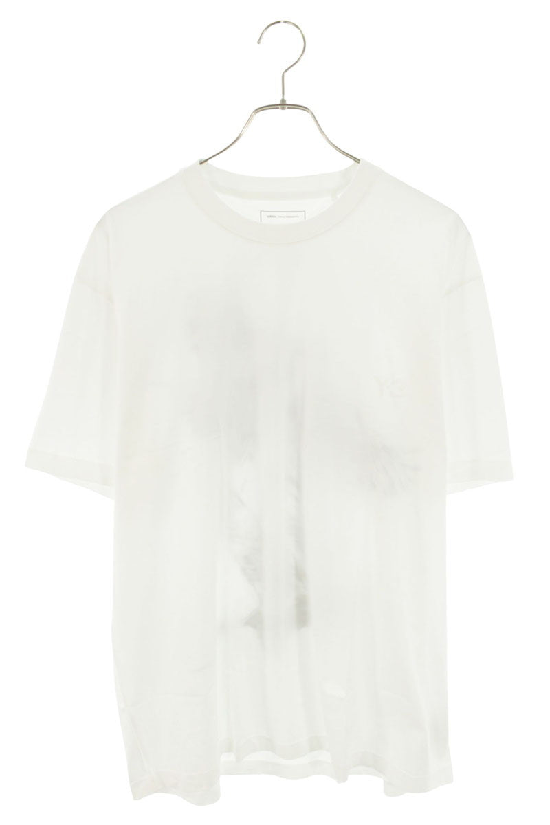Y-3 Back Graphic Print T-Shirt Size L