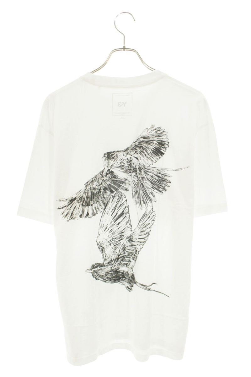 Y-3 Back Graphic Print T-Shirt Size L