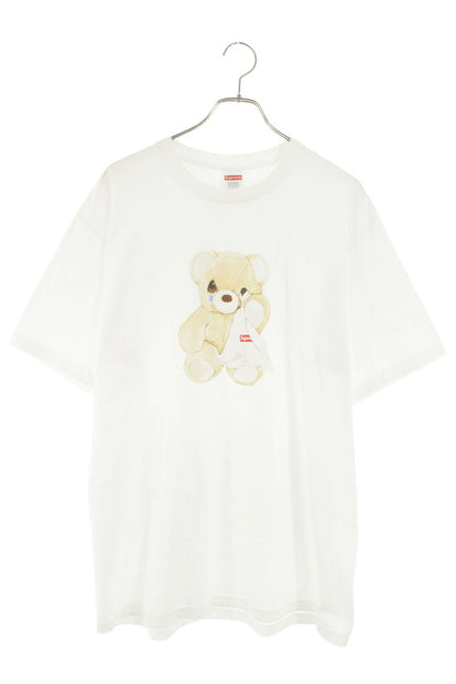 Supreme 25SS Bear Tee Print T-Shirt White Size L
