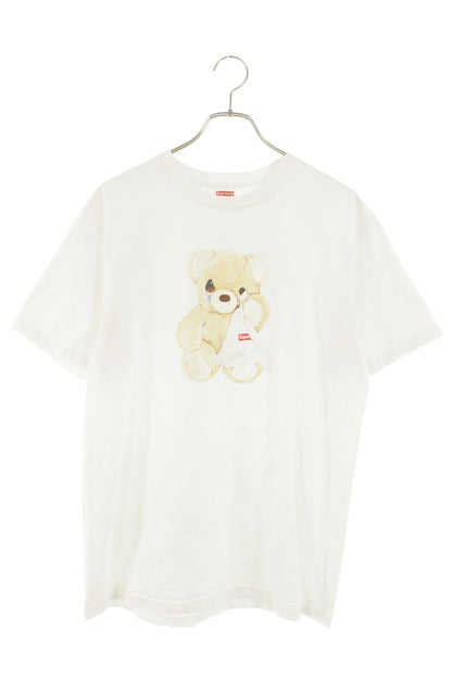 Supreme 25SS Bear Tee Print T-Shirt White Size M