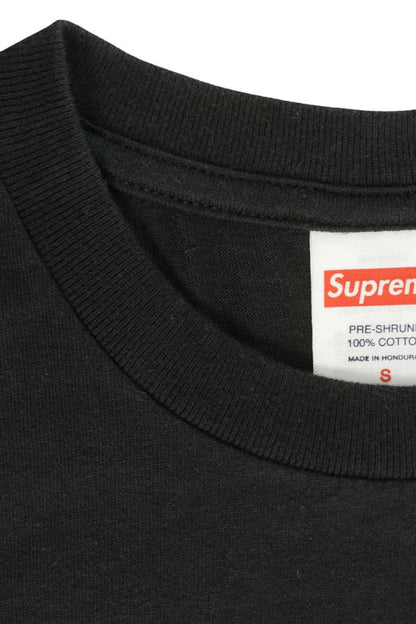 Supreme 25SS Bear Tee Print T-Shirt Black Size S