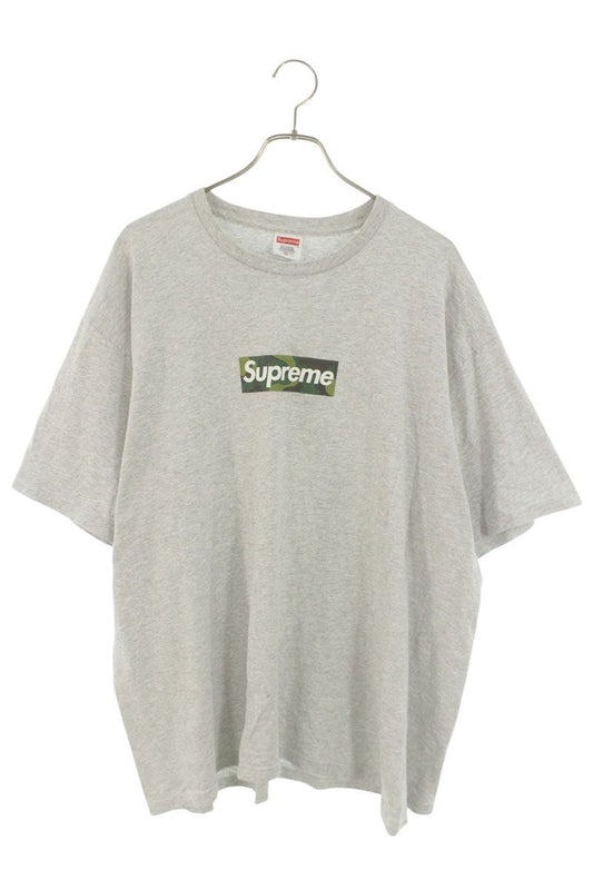 Supreme 23AW Box Logo Tee T-Shirt Gray x Green Size XL