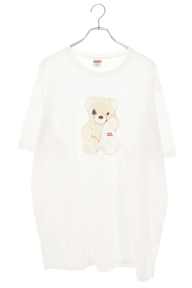 SUPREME 25SS Bear Print Tee White Size XL
