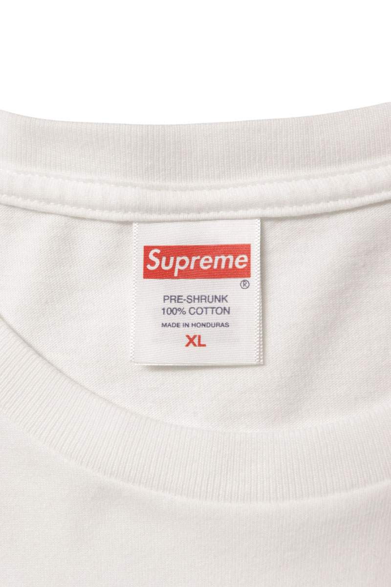 SUPREME 25SS Bear Print Tee White Size XL
