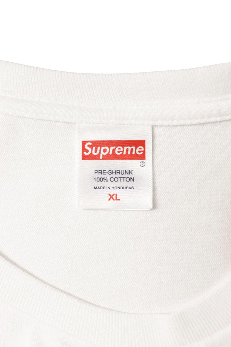 SUPREME 25SS Bear Print Tee White Size XL