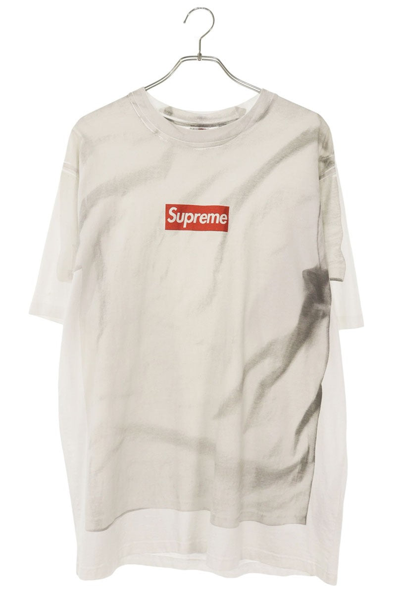 MM6 x Supreme 24SS Box Logo Transfer Print Tee White Size XL