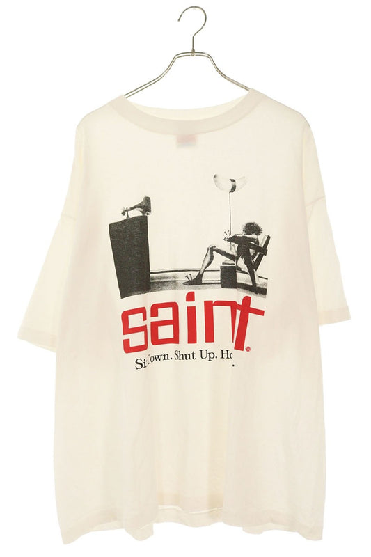 Saint Michael SAINT Print T-Shirt White Size XXL