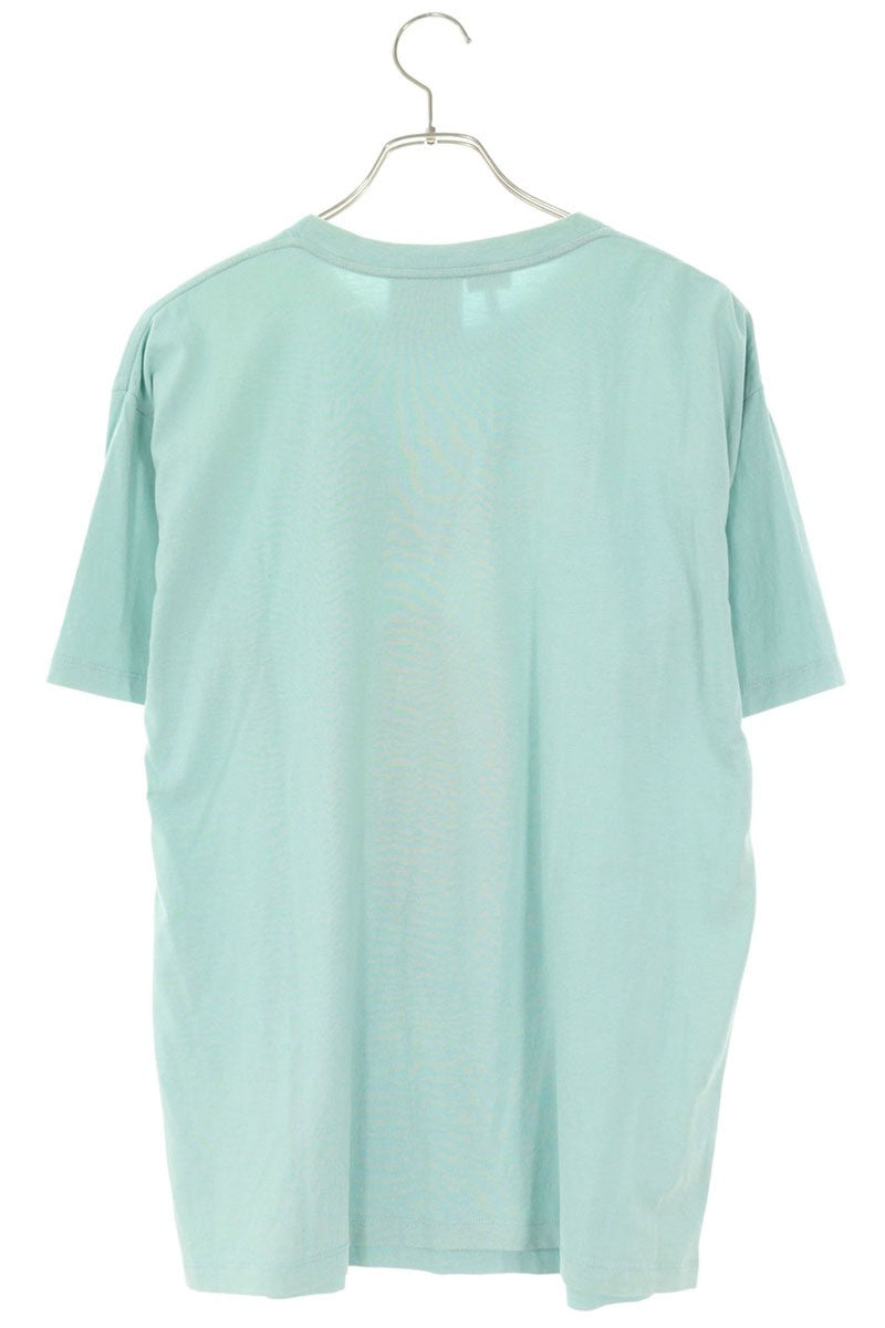 Loewe Logo Embroidered T-Shirt Blue Size S