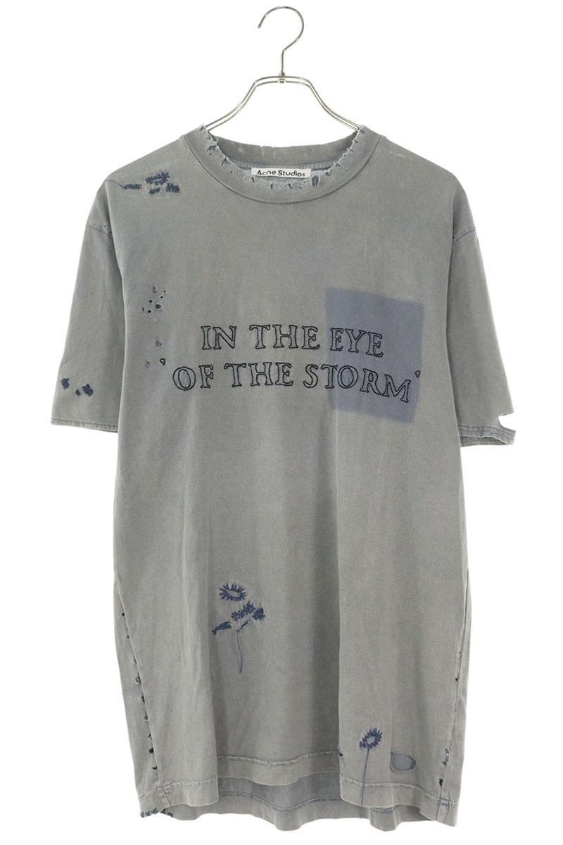 Acne Studios Vintage T-Shirt Gray x Blue Size S
