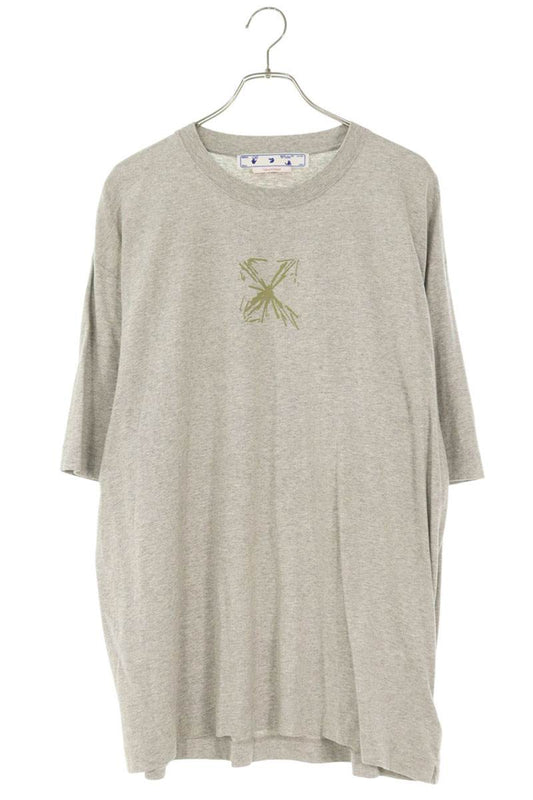 OFF-WHITE S23 Arrow Print T-Shirt Gray Size XL