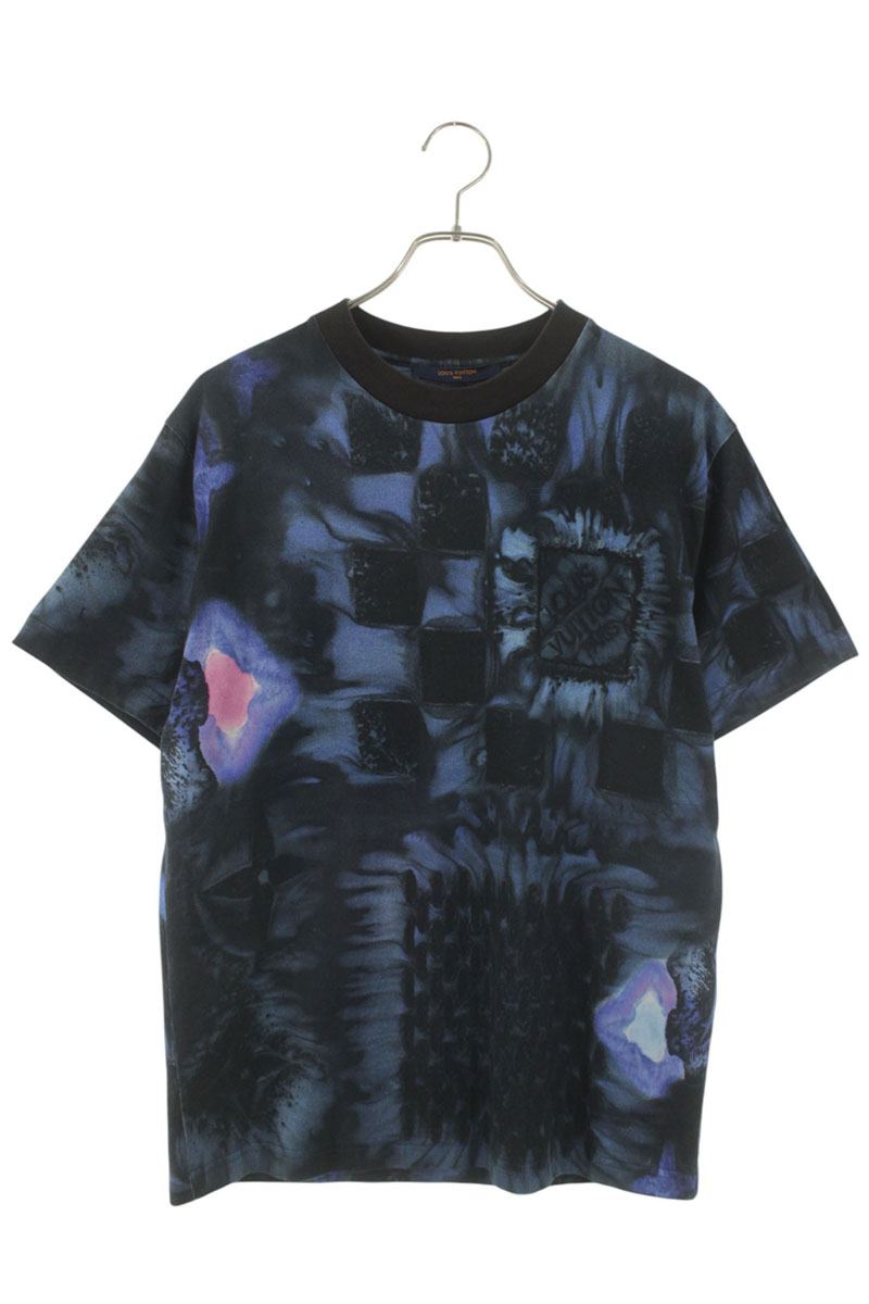 Louis Vuitton LV Print T-Shirt Blue Size S