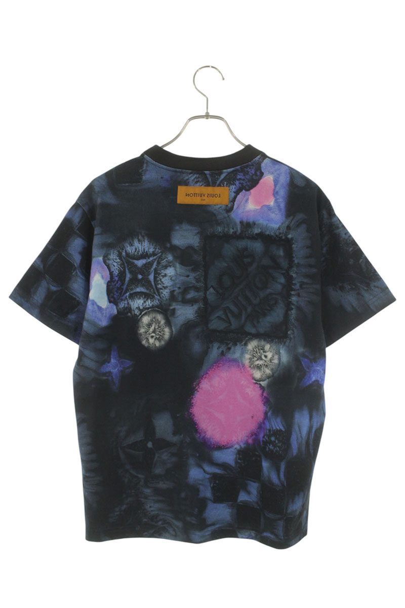 Louis Vuitton LV Print T-Shirt Blue Size S