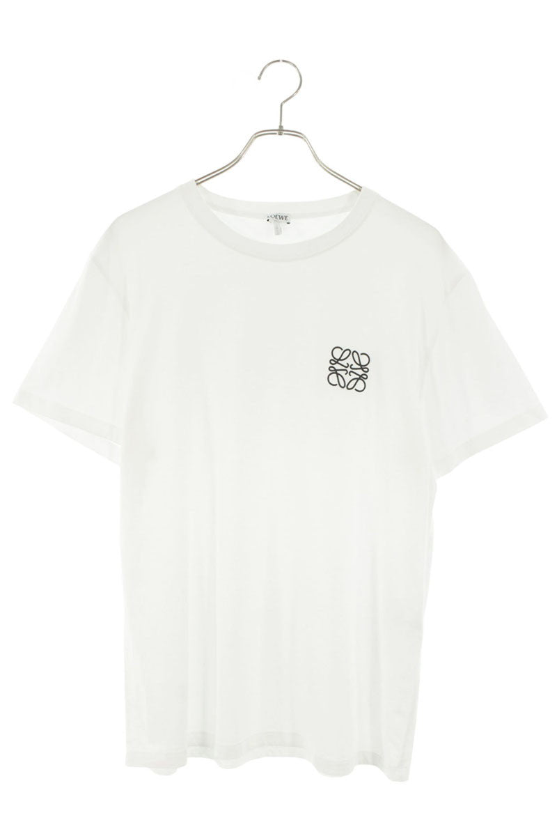 LOEWE Anagram Logo Embroidered T-Shirt White Size M