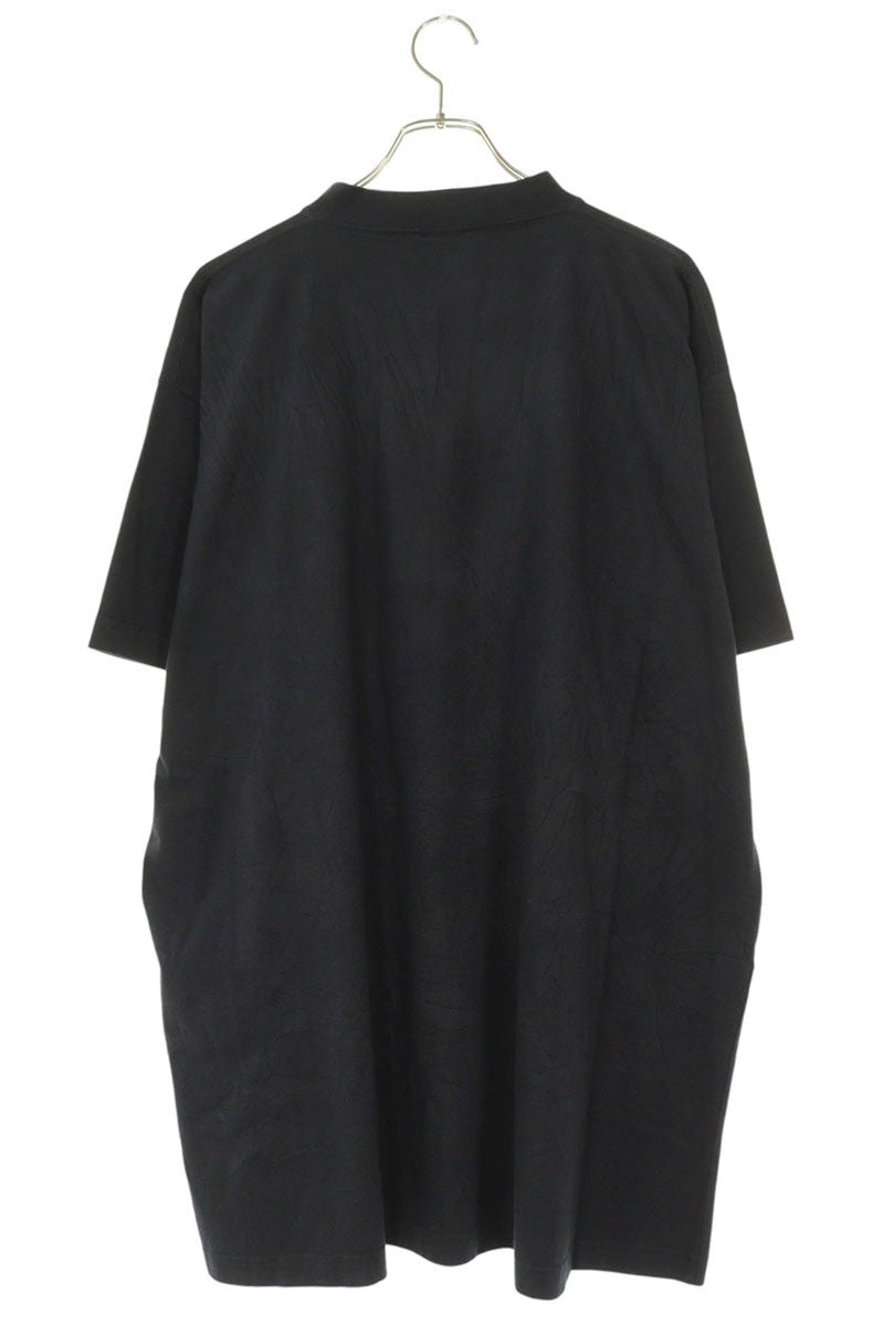 Balenciaga Print Oversized T-Shirt Black Size M