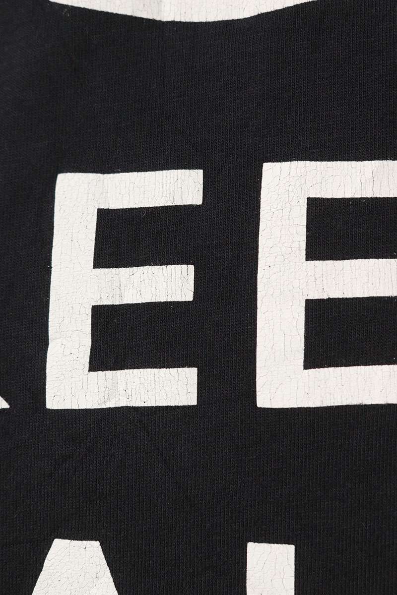 Balenciaga Print Oversized T-Shirt Black Size M