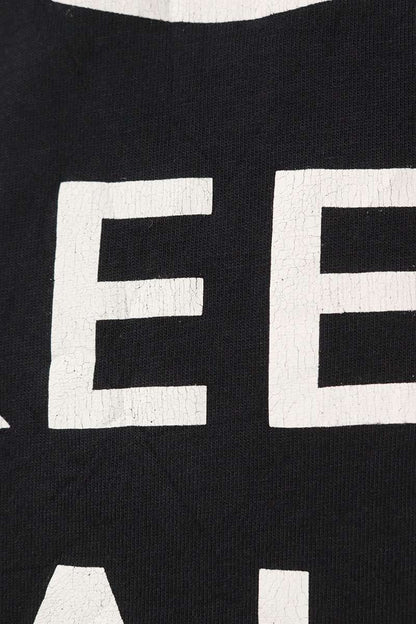 Balenciaga Print Oversized T-Shirt Black Size M