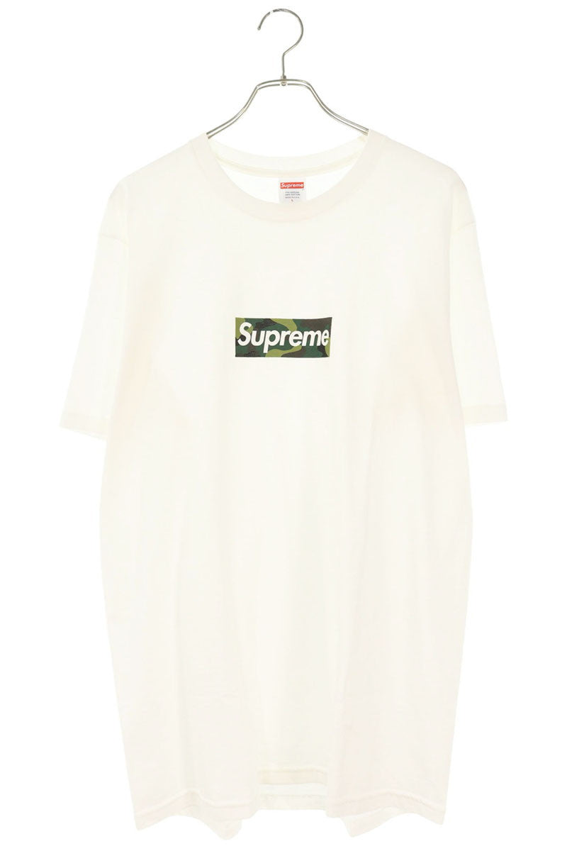 Supreme Box Logo Tee Print T-Shirt White Size L