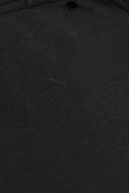 Balenciaga Logo Print Distressed T-Shirt Black Size XXS