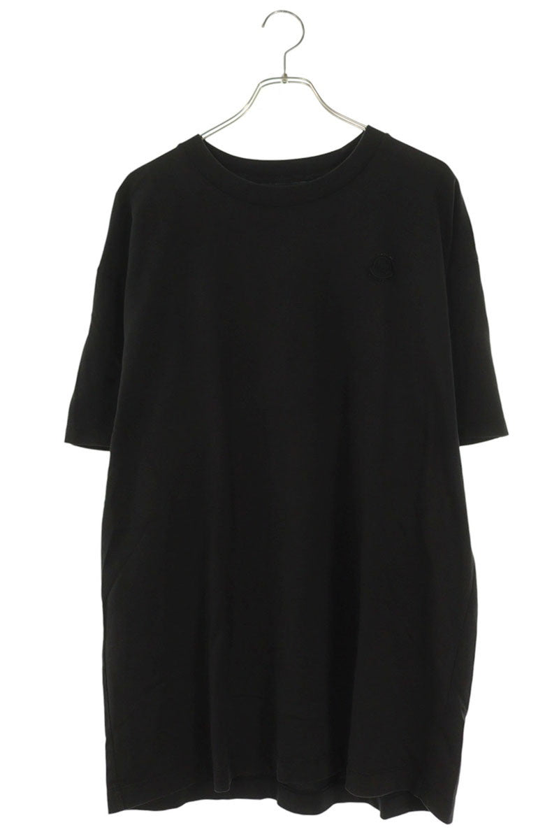 MONCLER SS Back Logo Print T-Shirt Black/White Size XL