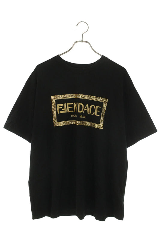 Fendi x Versace Logo T-Shirt Size XL