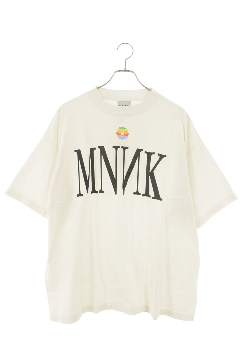 XL MT-MK Logo Print Crewneck T-shirt White Size XL