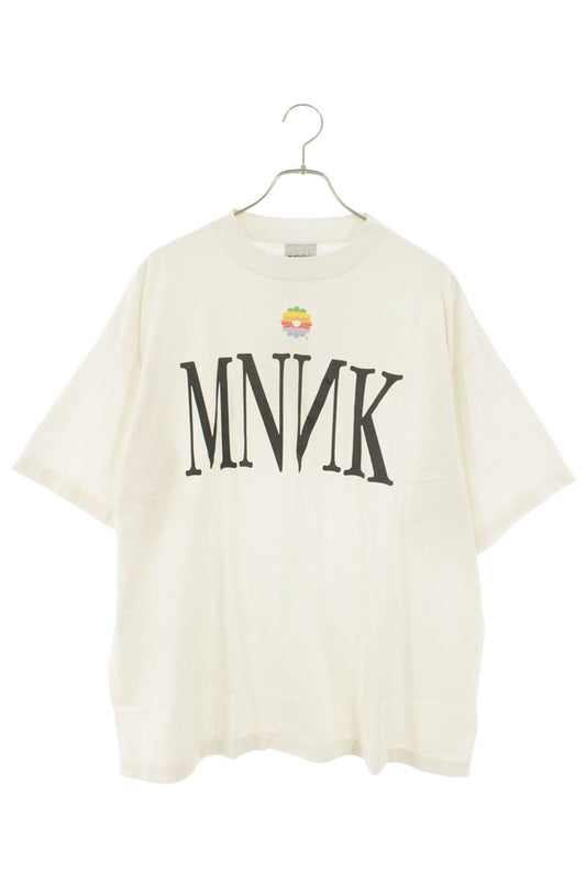 XL MT-MK Logo Print Crewneck T-shirt White Size XL