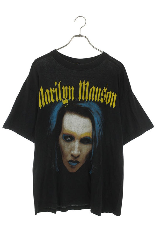VINTAGE 00s Marilyn Manson Word Tour 2001 T-Shirt Size XL