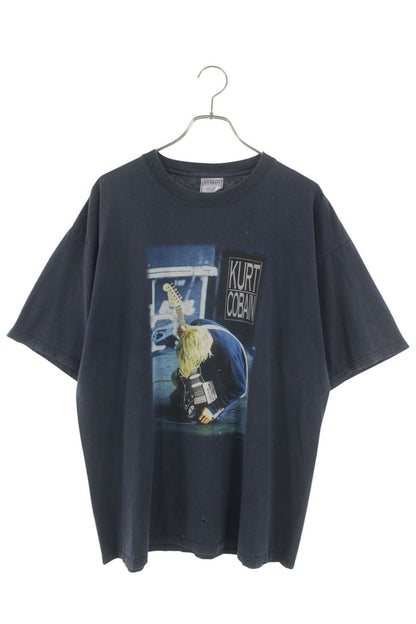 VINTAGE 00s Kurt Cobain The End of Music T-Shirt Size XL