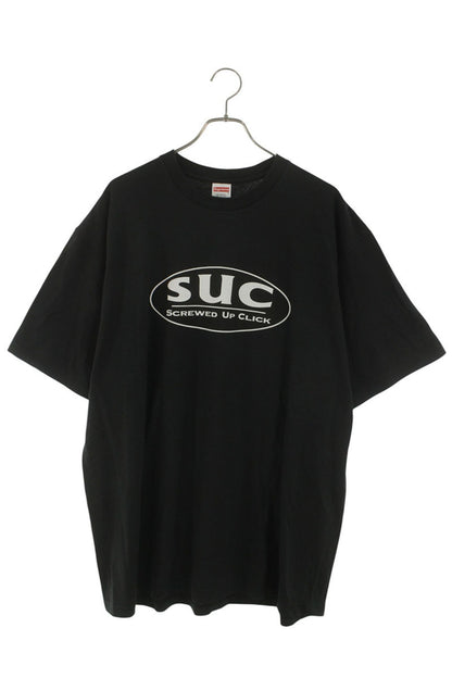Supreme DJ Screw SUC Tee Logo Print T-Shirt Black Size XL