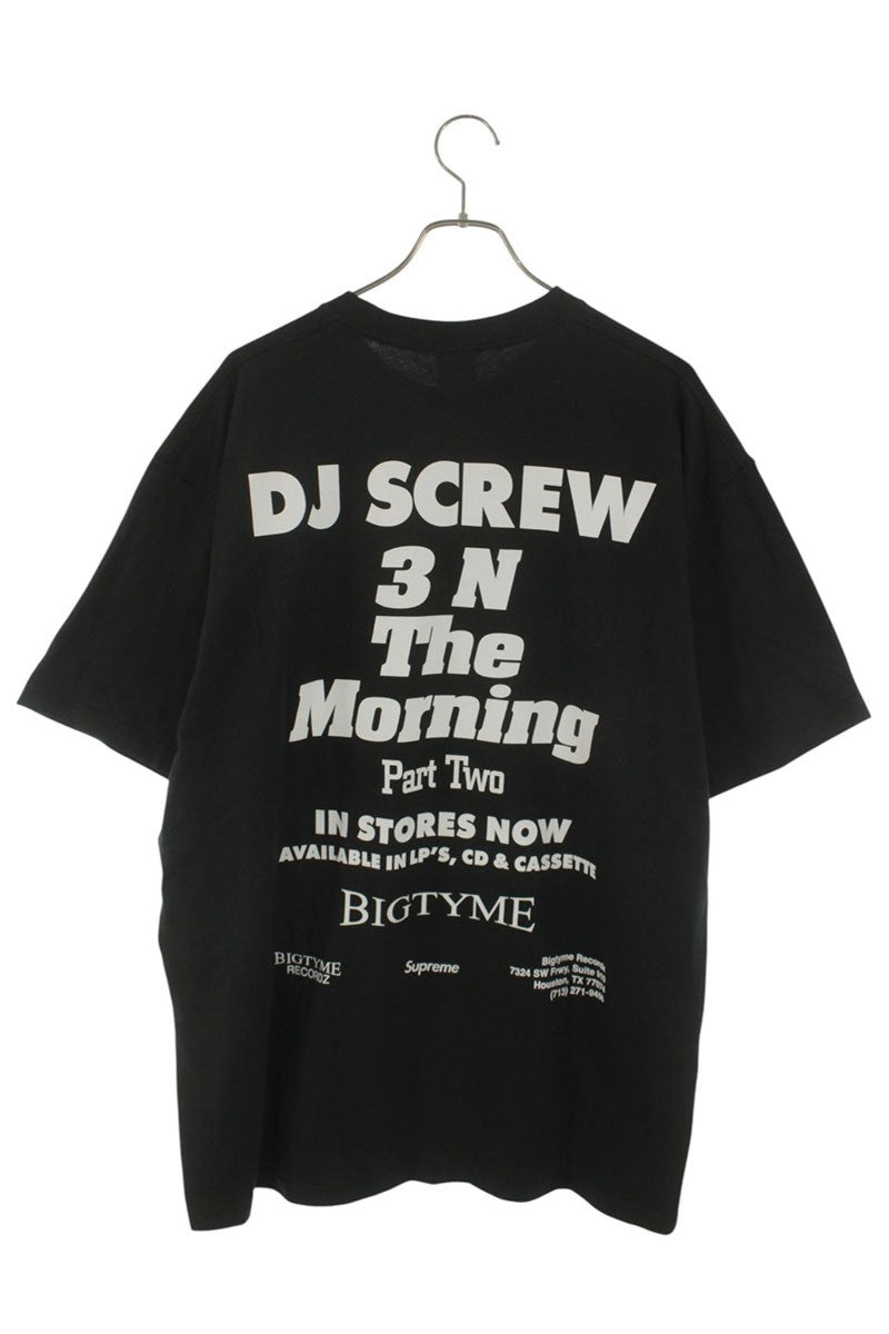 Supreme DJ Screw SUC Tee Logo Print T-Shirt Black Size XL