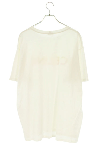 CELINE 2X10B671Q Gradient Logo T-Shirt White Size XL