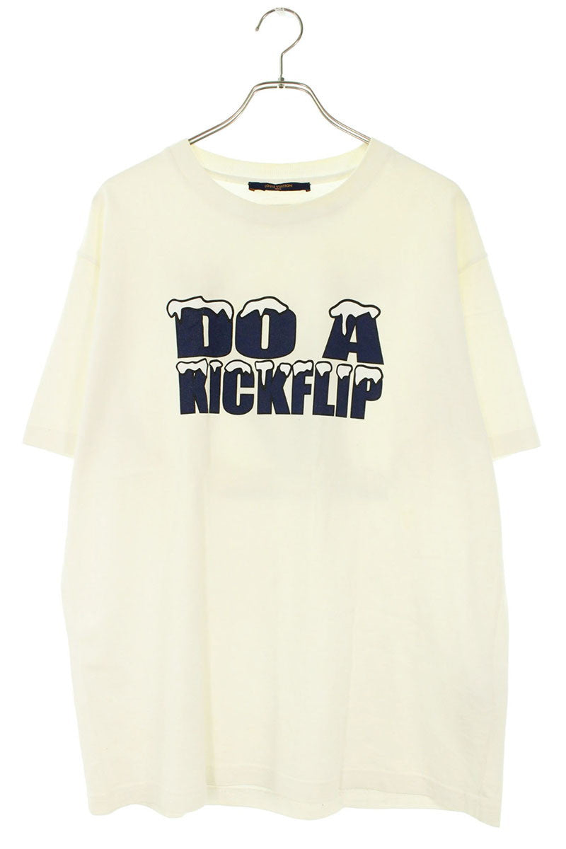 Louis Vuitton Kickflip Print Crewneck T-shirt White Size XL