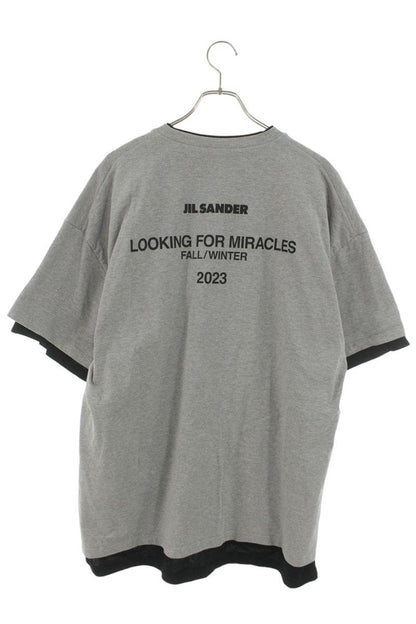 Jil Sander Logo T-Shirt Gray Size 52