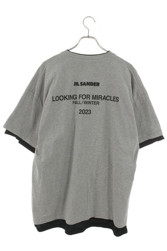 Jil Sander Logo T-Shirt Gray Size 52
