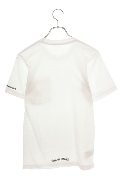 Chrome Hearts Neck Logo Print Tee White/Black Size XS