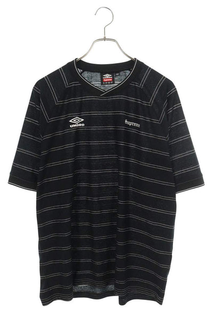 Supreme UMBRO Stripe Soccer Jersey Black Size XL