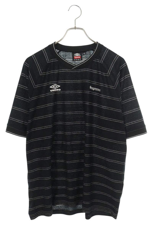 Supreme UMBRO Stripe Soccer Jersey Black Size XL