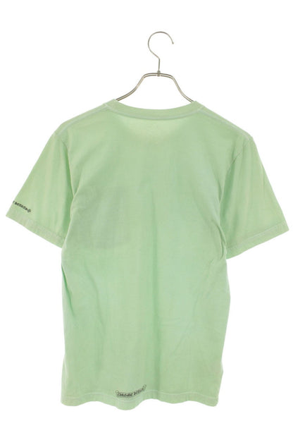 Chrome Hearts Neck Logo Cotton T-Shirt Green Size S
