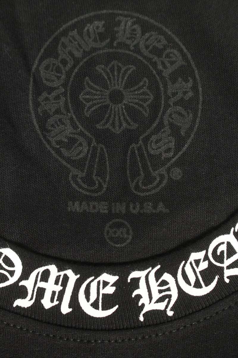 Chrome Hearts Neck Logo Tee Black Size XXL