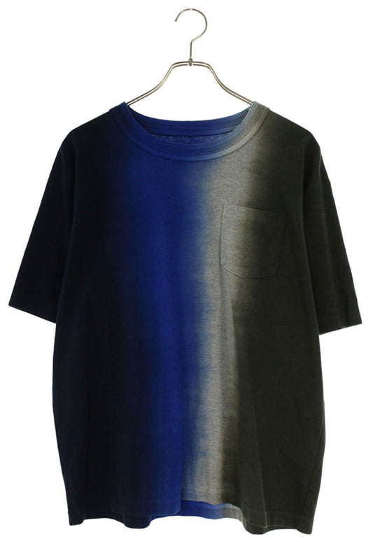 Sacai Blue Tie-dye Cotton T-shirt Size S