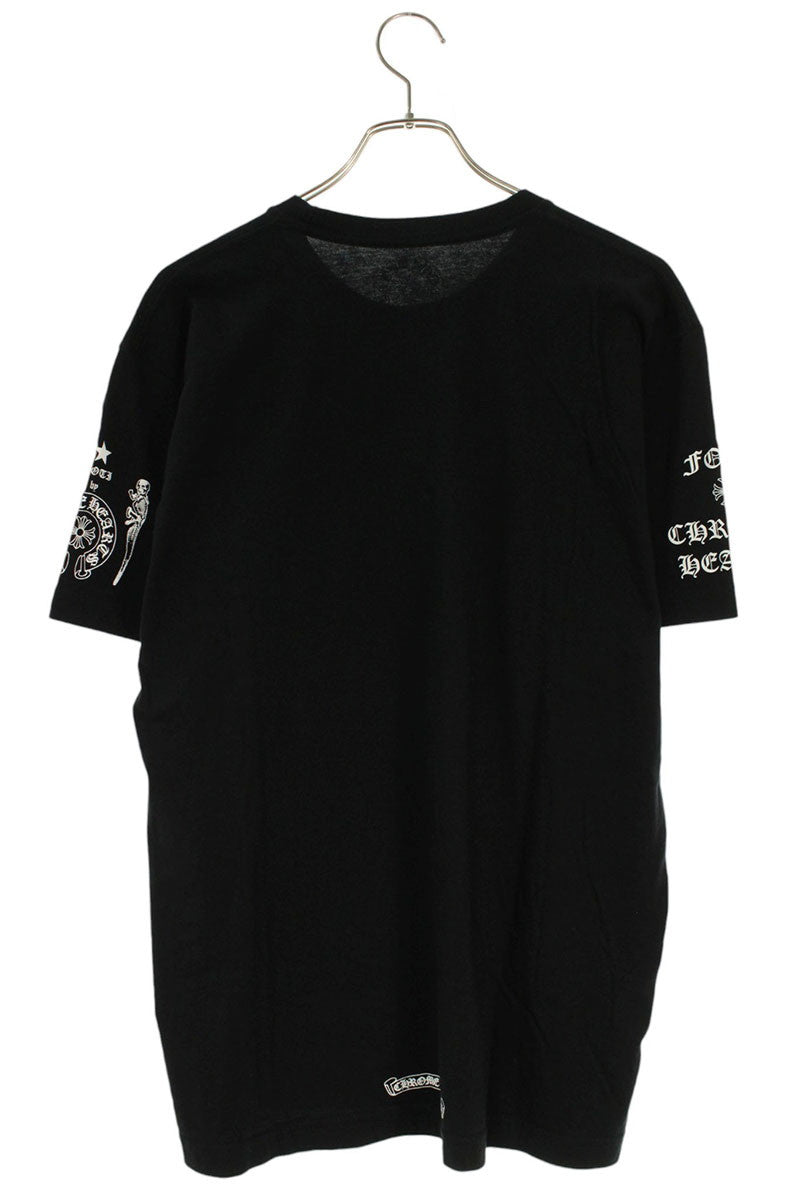 Chrome Hearts CH T-SHRT FOTI Print T-Shirt Black x White Size L