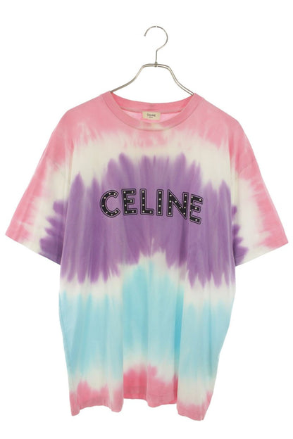 CELINE 21SS 2X687956M Studded Logo T-Shirt Multi Size L