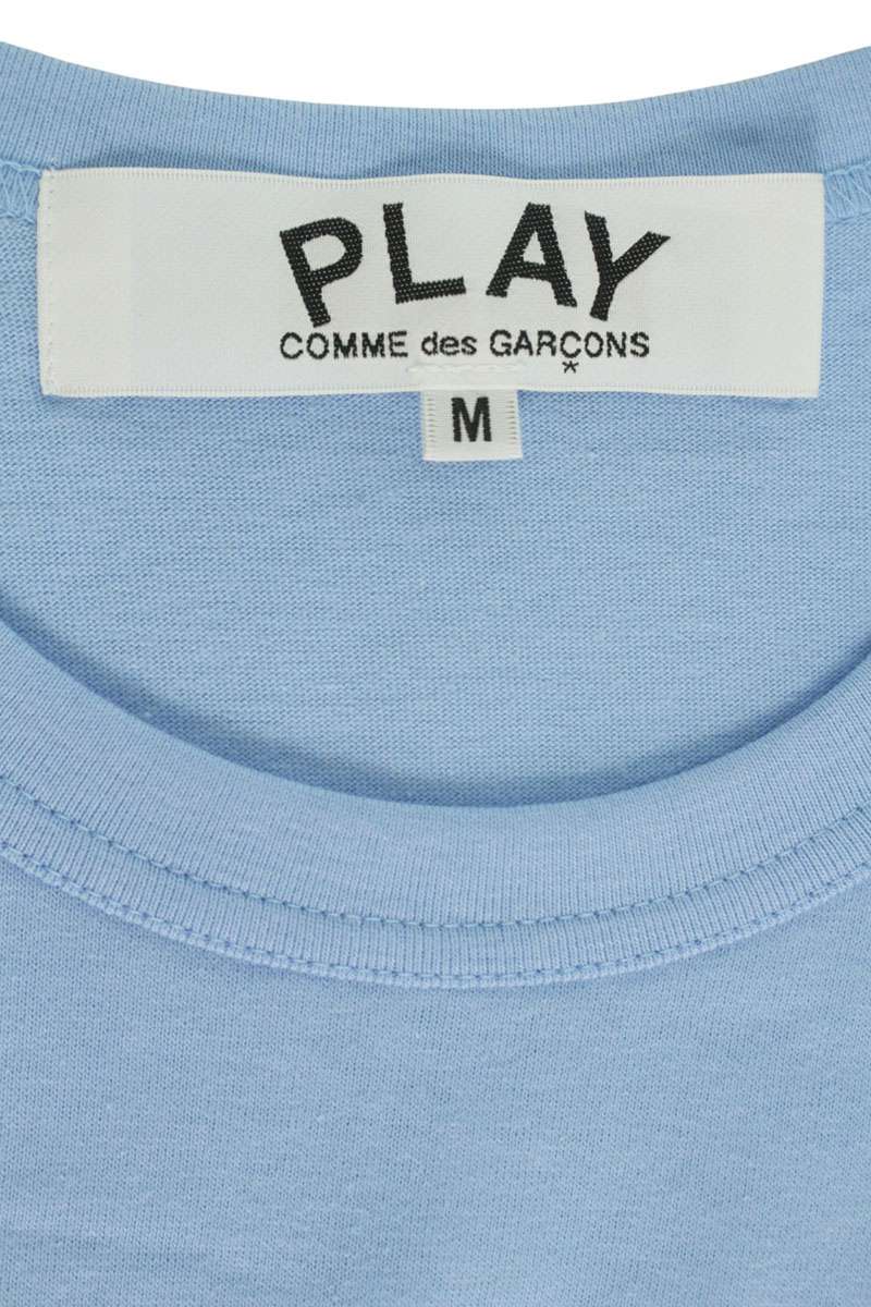 PLAY COMME des GARCONS Logo Patch T-Shirt Blue Size M