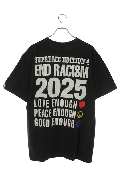 Supreme x GOODENOUGH 25SS End Racism Tee T-Shirt Black Size L